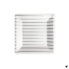 Paper Plates 10 st. Silver Striped - Delight Department